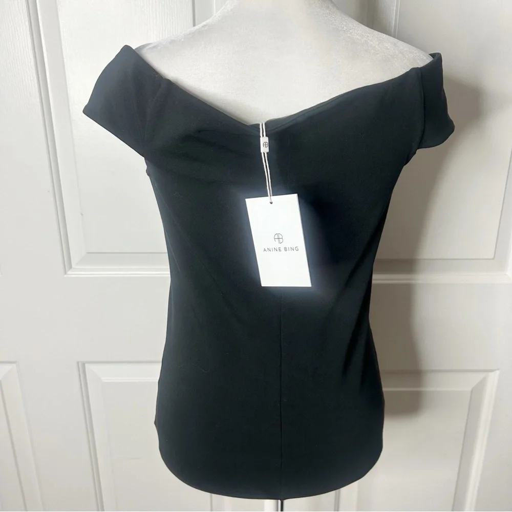 ANINE BING: Sara Off the Shoulder Top (small) - Picture 5 of 8